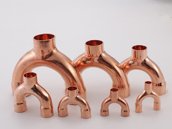 紫銅Y型三通接頭